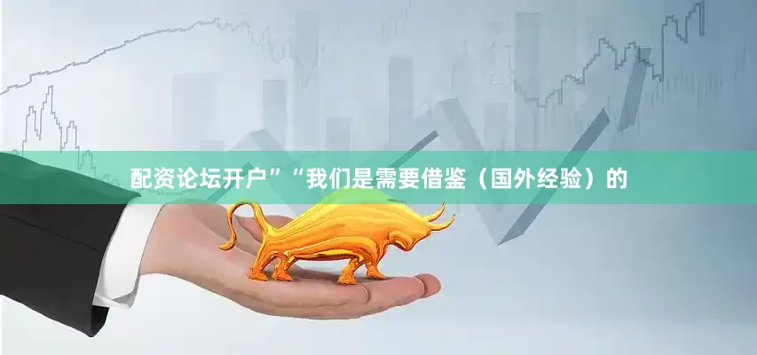 配资论坛开户”“我们是需要借鉴（国外经验）的